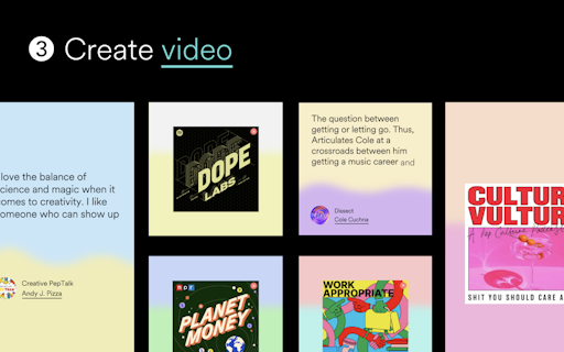 Algo for Podcasts