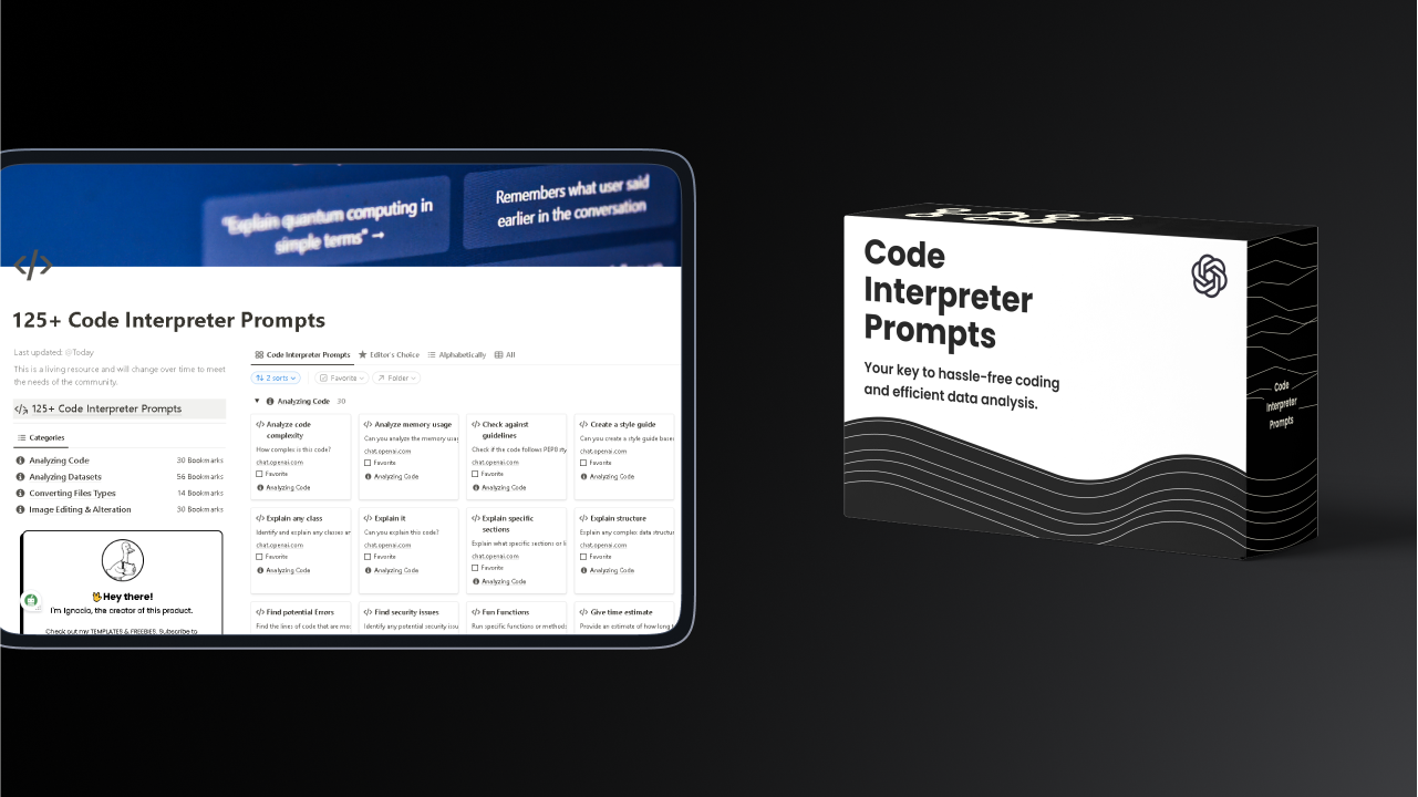 125+ Code Interpreter Prompts
