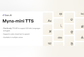 Gan.AI TTS Model & API Playground