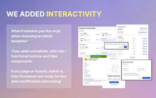 Vuestic Admin 3.0