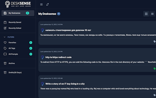 DeskSense - AI-powered Personal Assistant