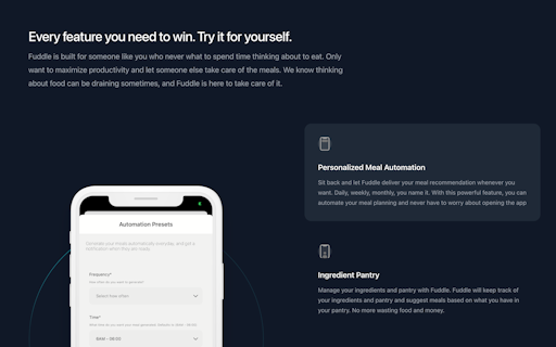 Fuddle - Personal AI Nutritionist