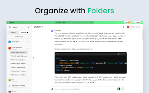 Filtro | ChatGPT Extension