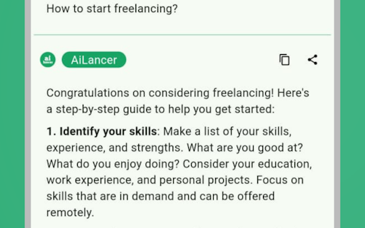 AiLancer: AI Freelance Assistant