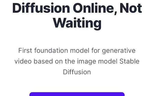 Stable Video Diffusion Online