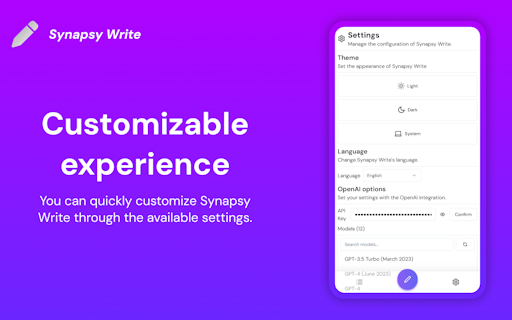 Synapsy Write