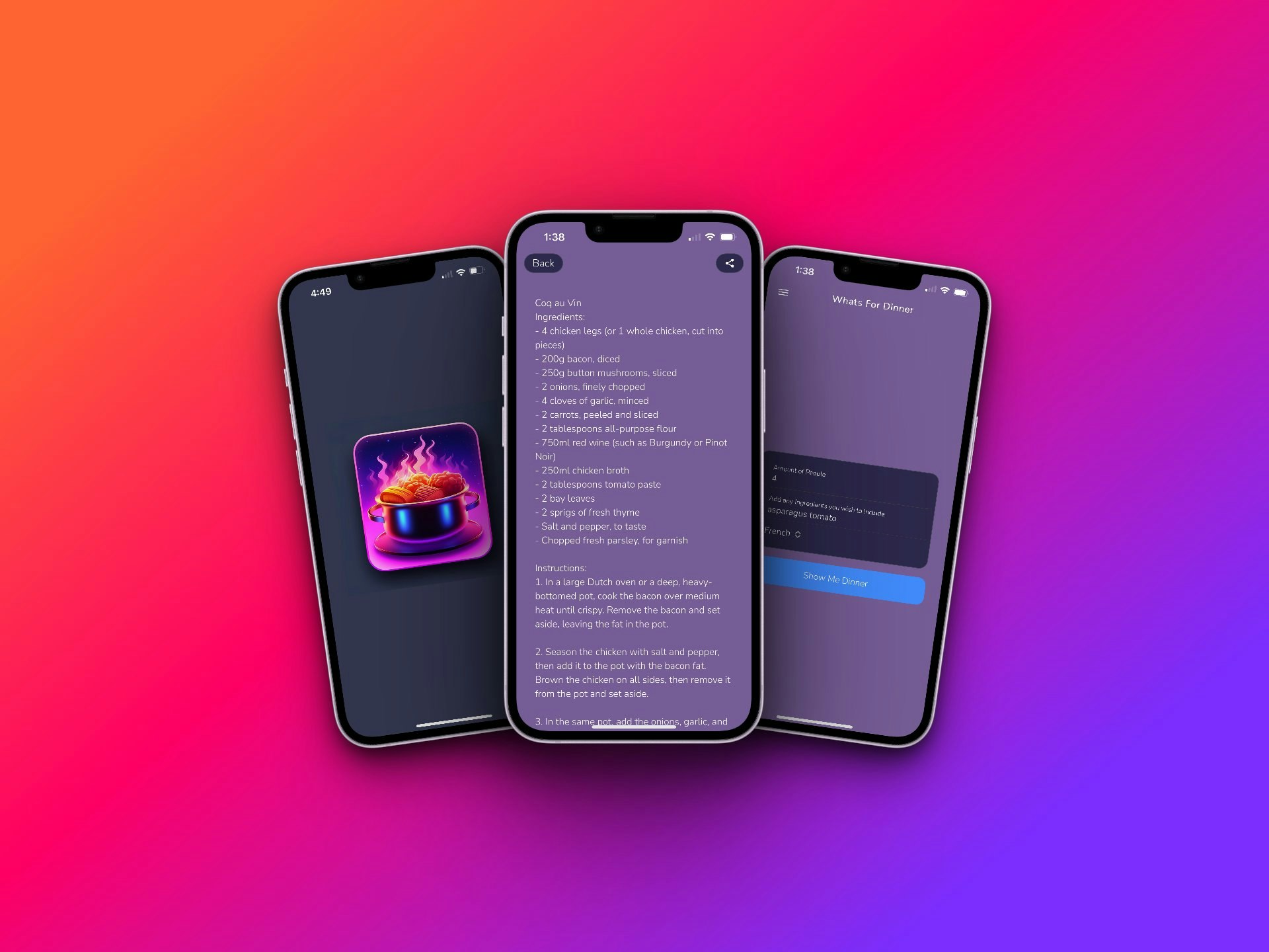 AI Dinner Recipe Generator