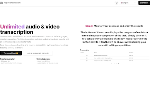 RapidTranscribe.com