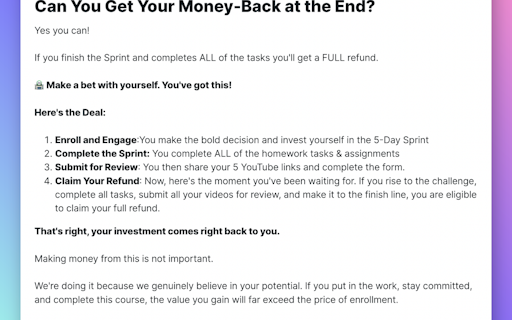 The 5-Day Video Sprint (AI + YouTube)