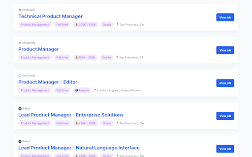 The AI Job Network