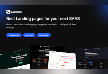 SaaS Landing Pages by Builderkit.ai
