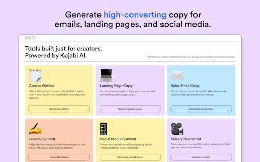 The AI Creator Hub by Kajabi