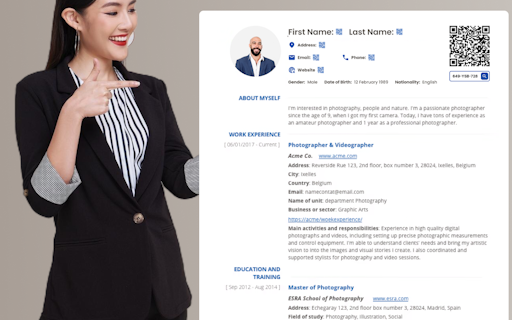 My Safe Resume