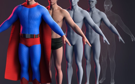 Yellow AI Character Generator for Daz 3D