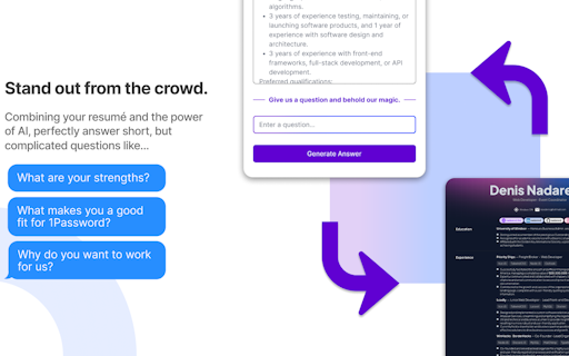 Job Application Answer Generator