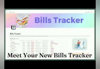 Bills Tracker ✖️ Notion AI