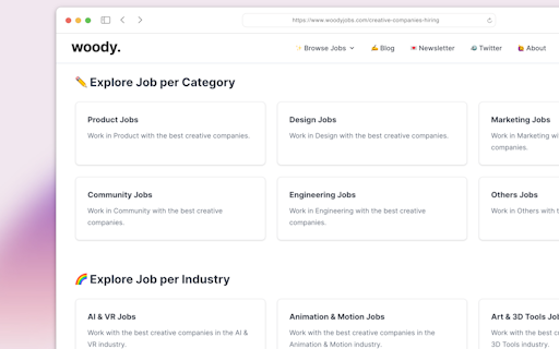 Woody Jobs