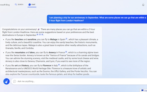 Microsoft Bing AI