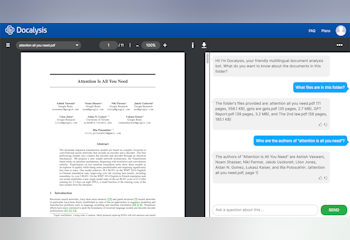 Docalysis AI Chat with Multiple Files