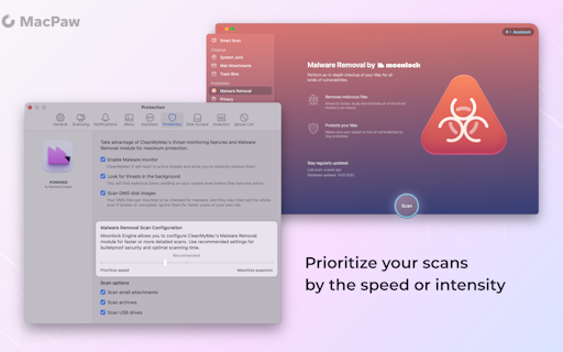Moonlock Engine in CleanMyMac X