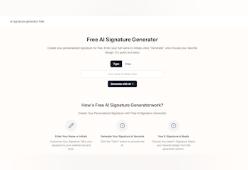 ai signature