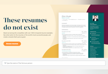 ChatGPT Famous Resumes