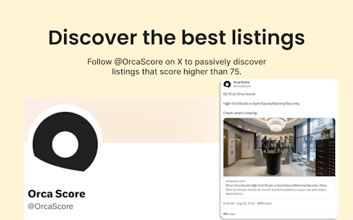 Orca Score for Airbnb
