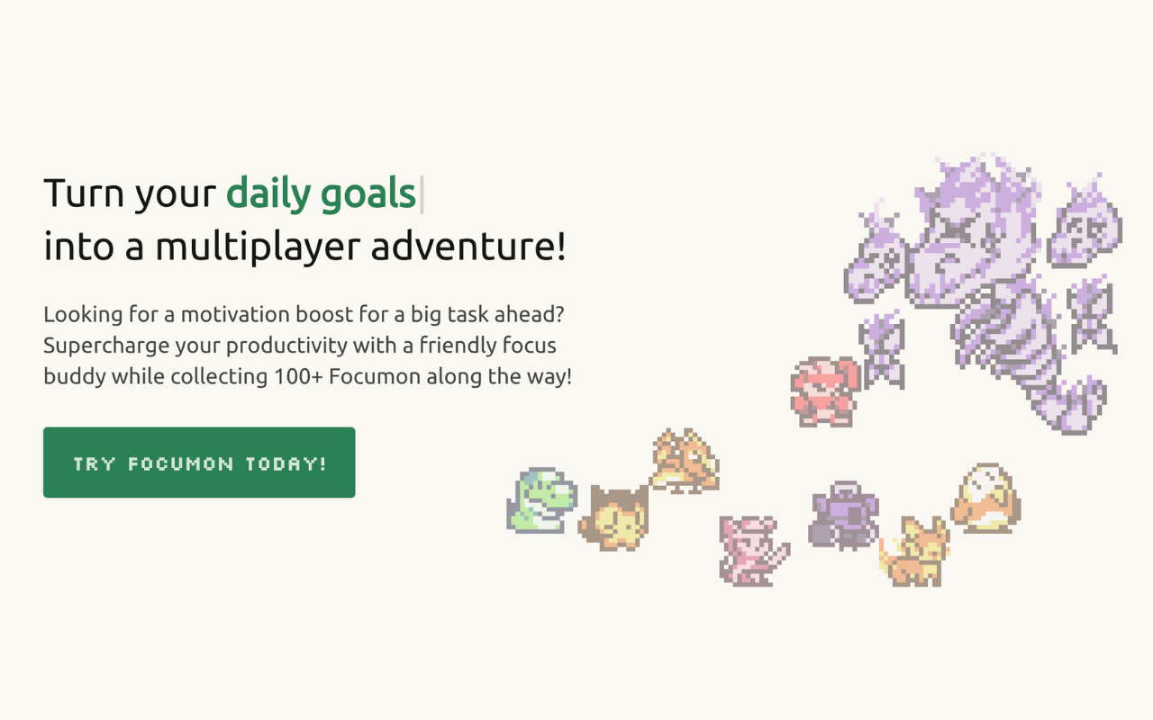 Focumon (Buildspace S5)