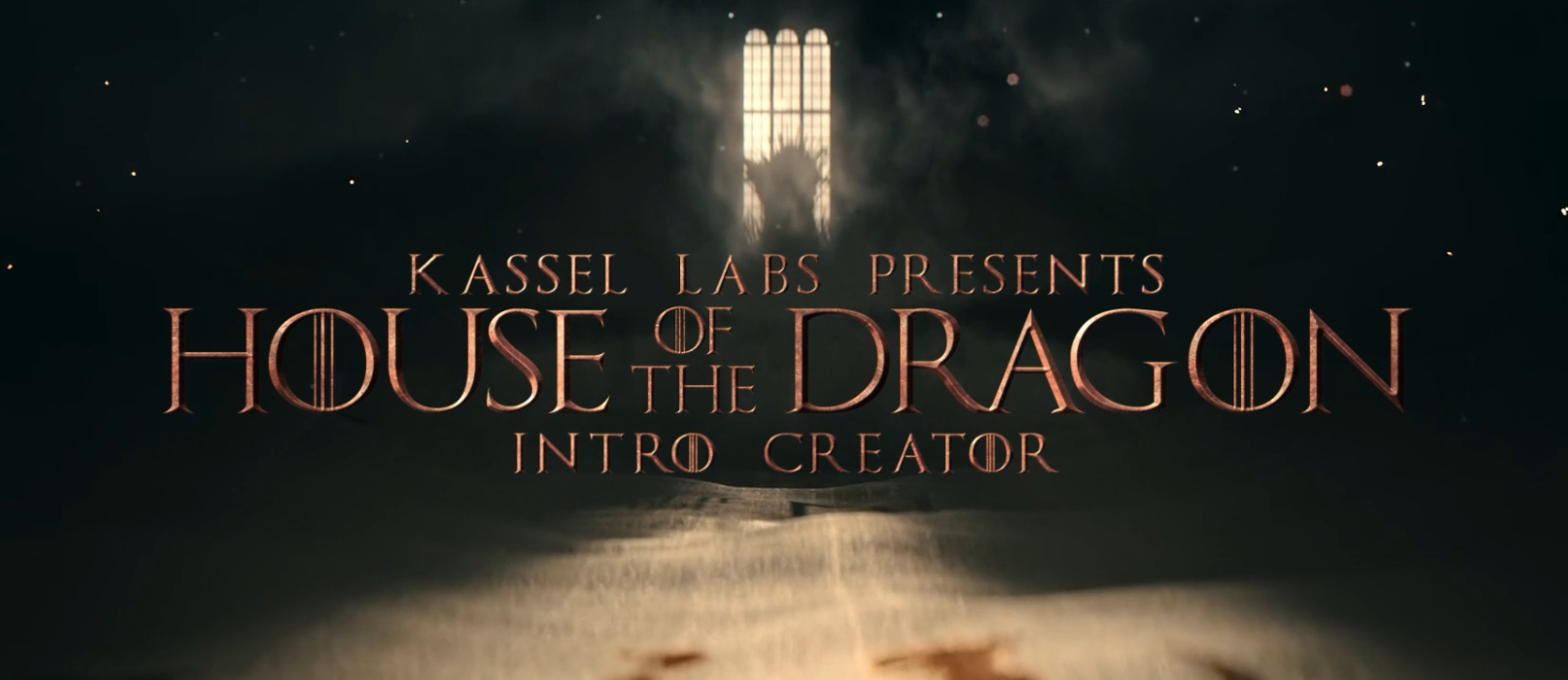 House of the Dragon Intro Creator