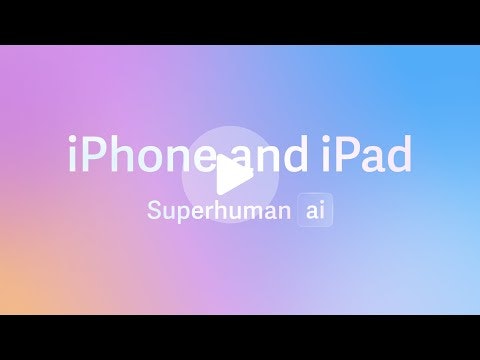 Superhuman AI for iPhone & iPad