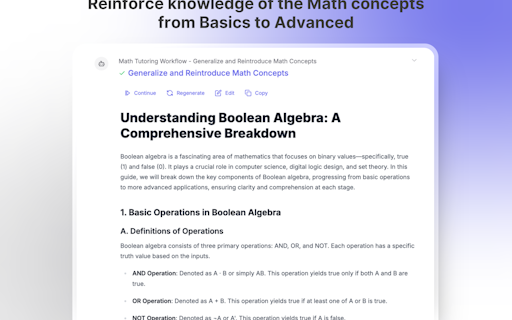 Math Concept Explainer