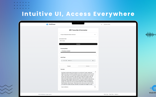 WebWhisper - Free MacWhisper Alternative