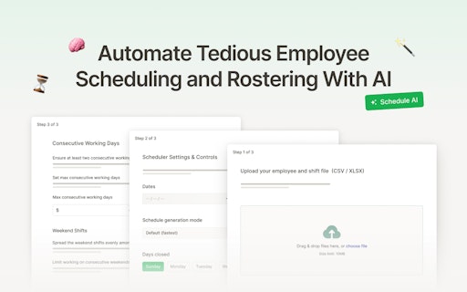 Employee Scheduling AI