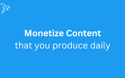 Monetize Your Twitter