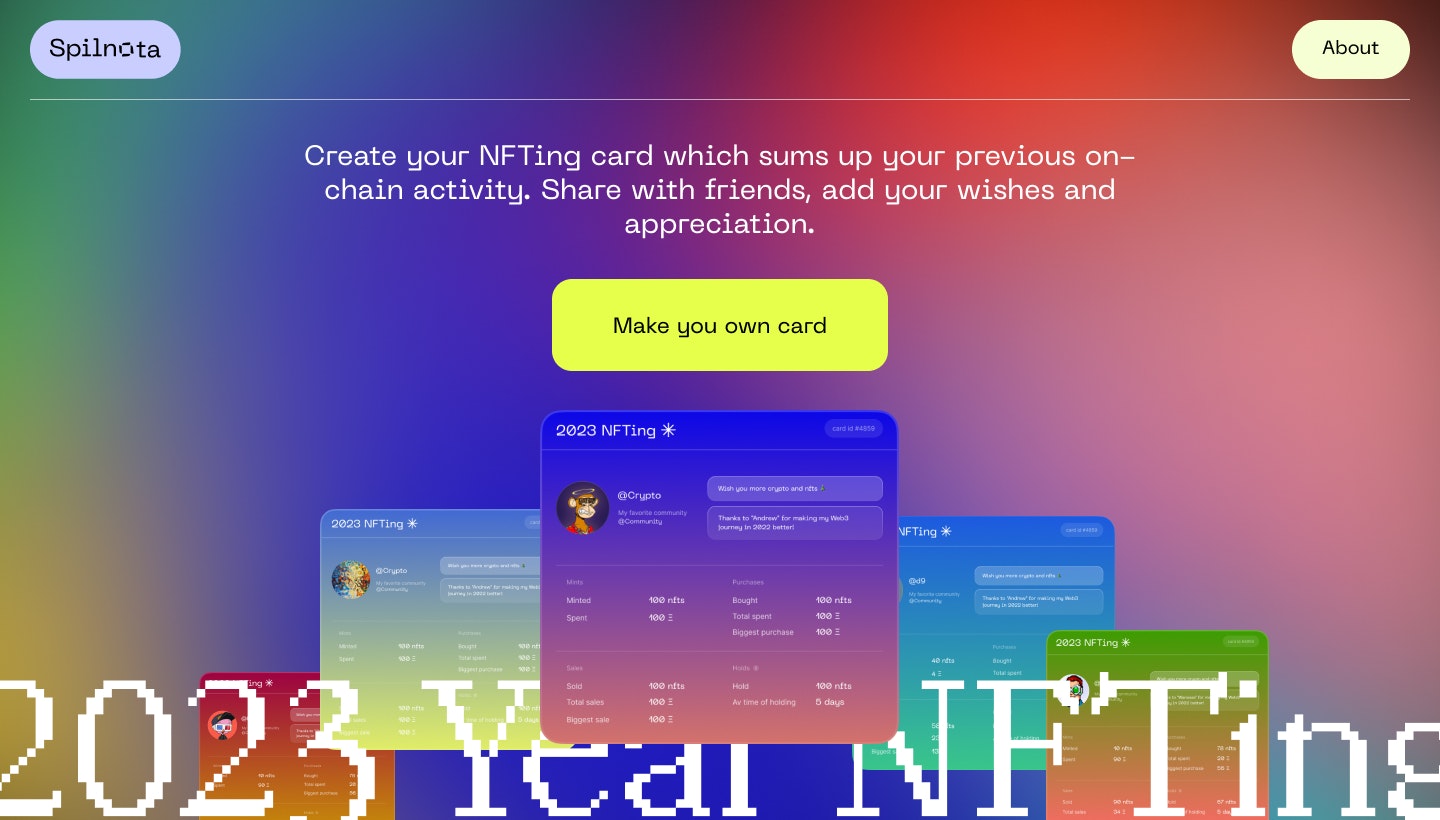 NFTing Card