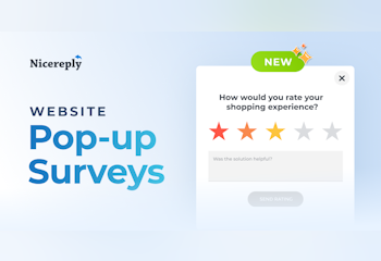 Nicereply Website Pop-up Surveys