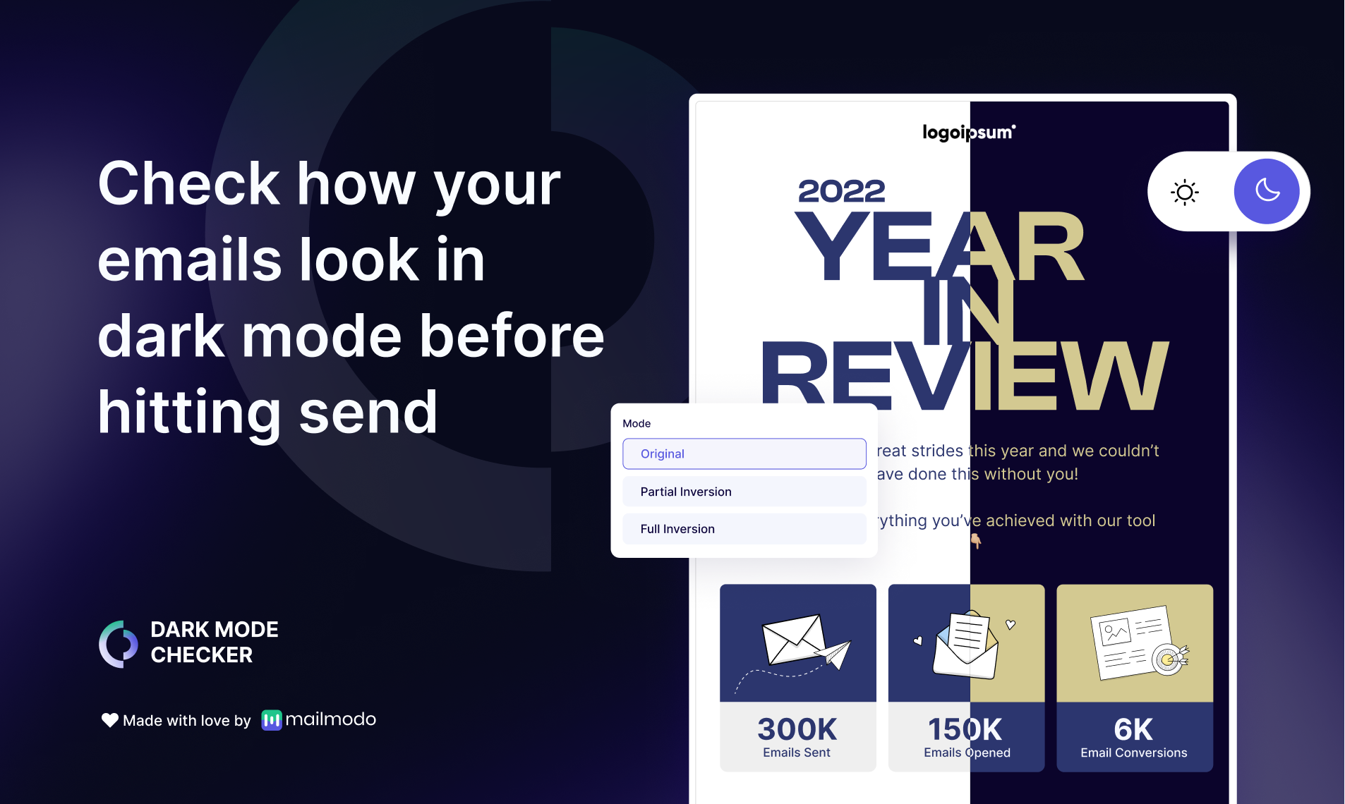 Dark Mode Email Checker