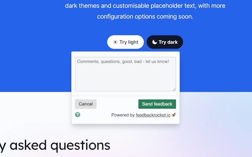 Feedback Rocket
