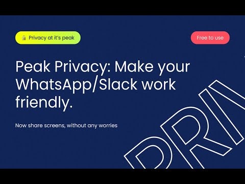 Peak Privacy