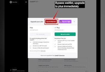 ChatGPT Plus Waitlist Skipper