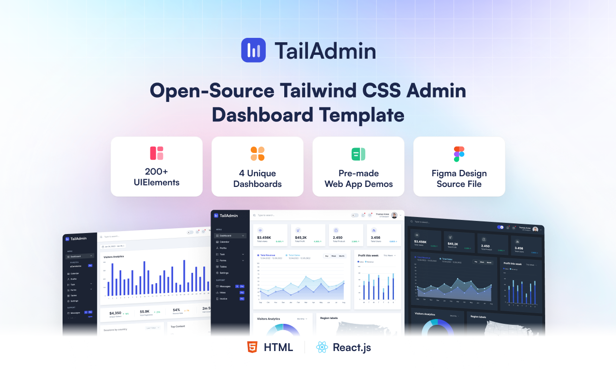 TailAdmin Dashboard