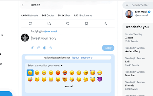 ChatGPT for Twitter