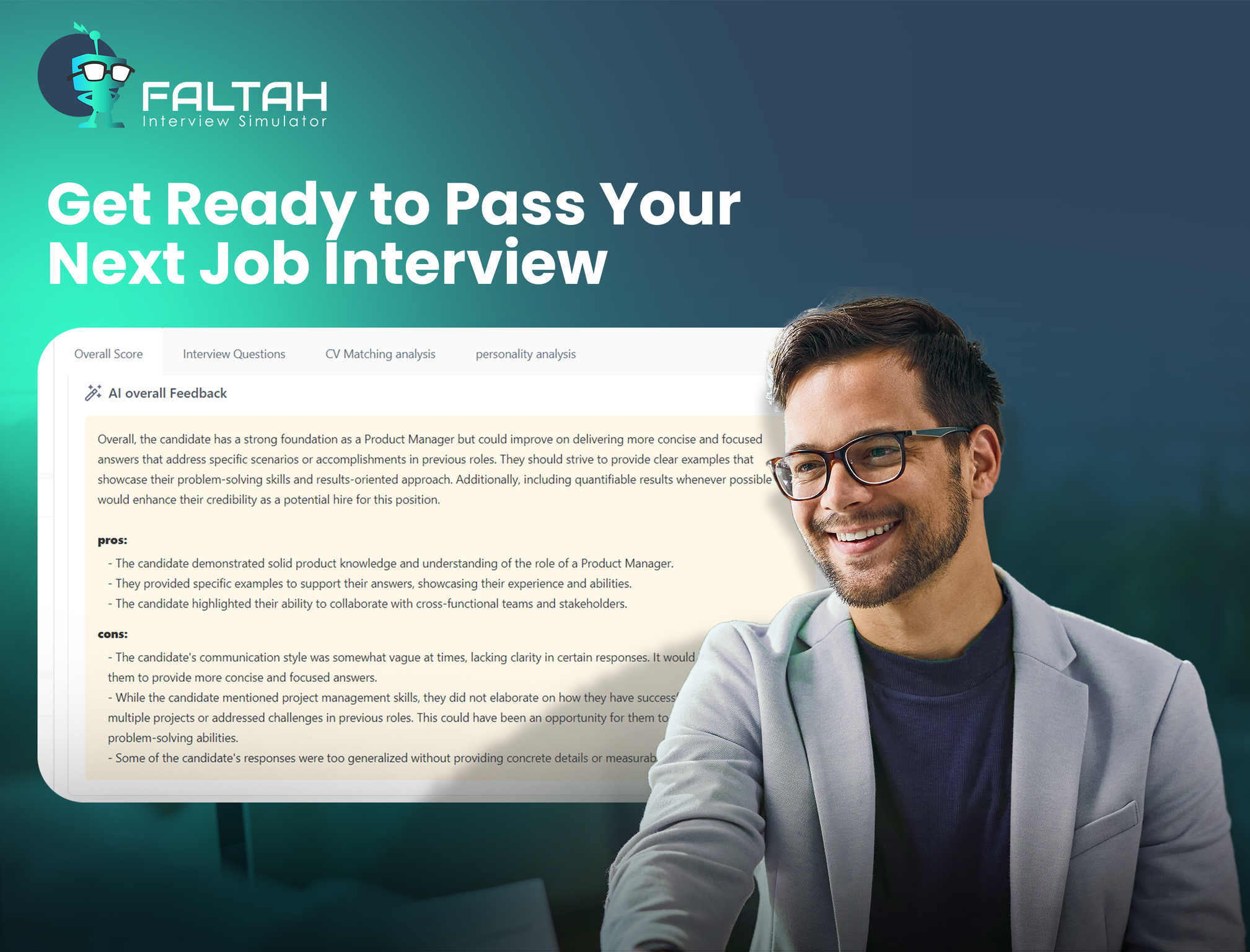 Faltah AI Interview Simulator
