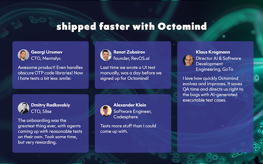 Octomind QA Agent