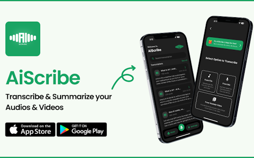 AiScribe - Audio To Text
