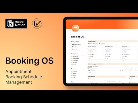 Notion Booking OS