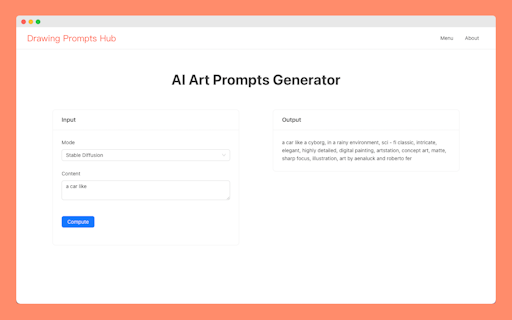 Drawing Prompts Hub