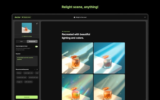Relight Scene by Jector AI