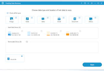 FoneDog Data Recovery Wizard