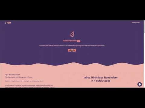 InboxBirthdays